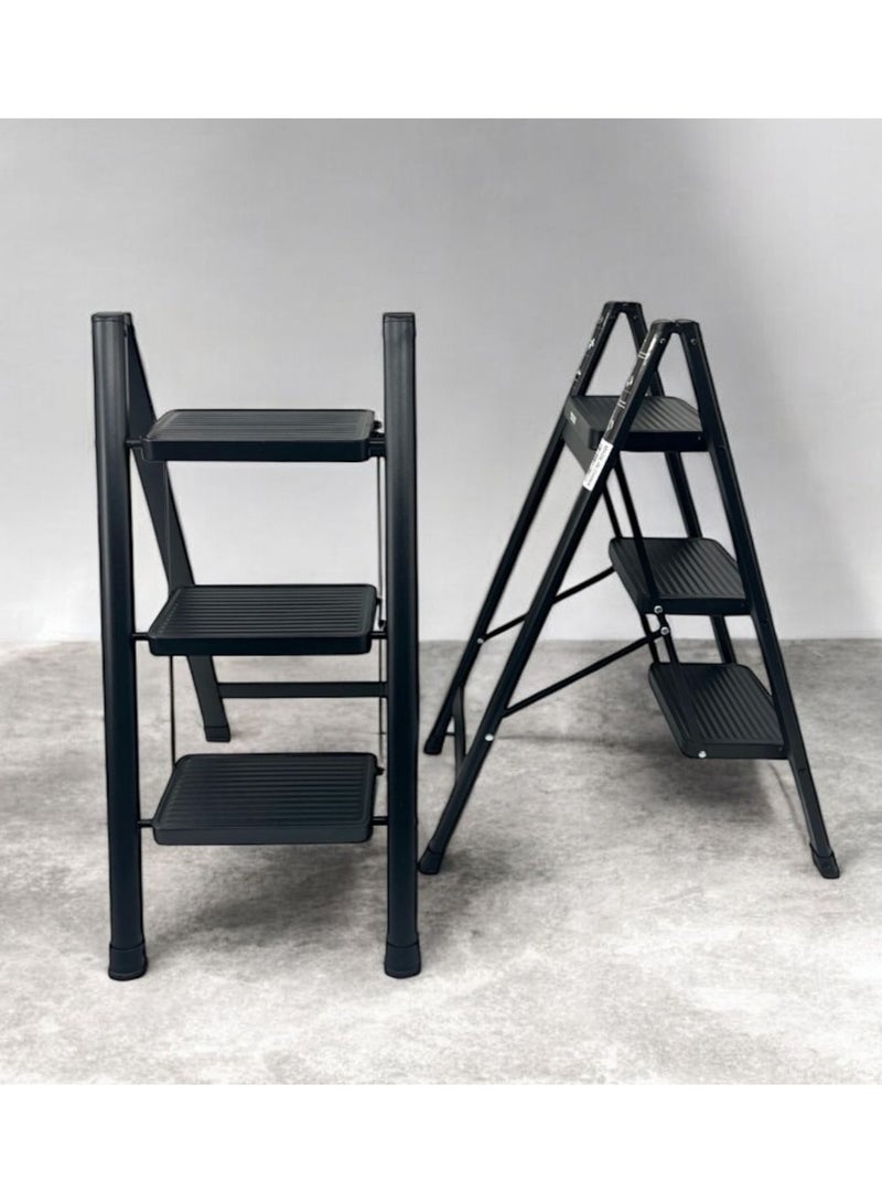 Foldable Step Ladder with Sleek & Strong Design High Stability For Safe Everyday Use - Image 2